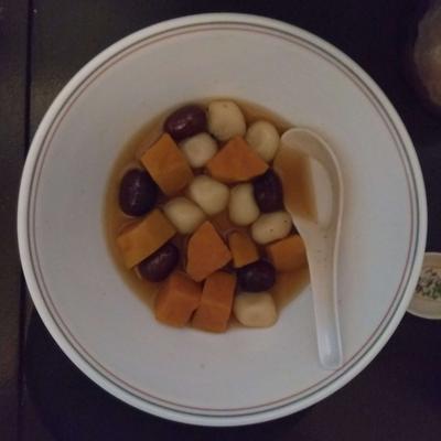Sweet Rice Ball Soup