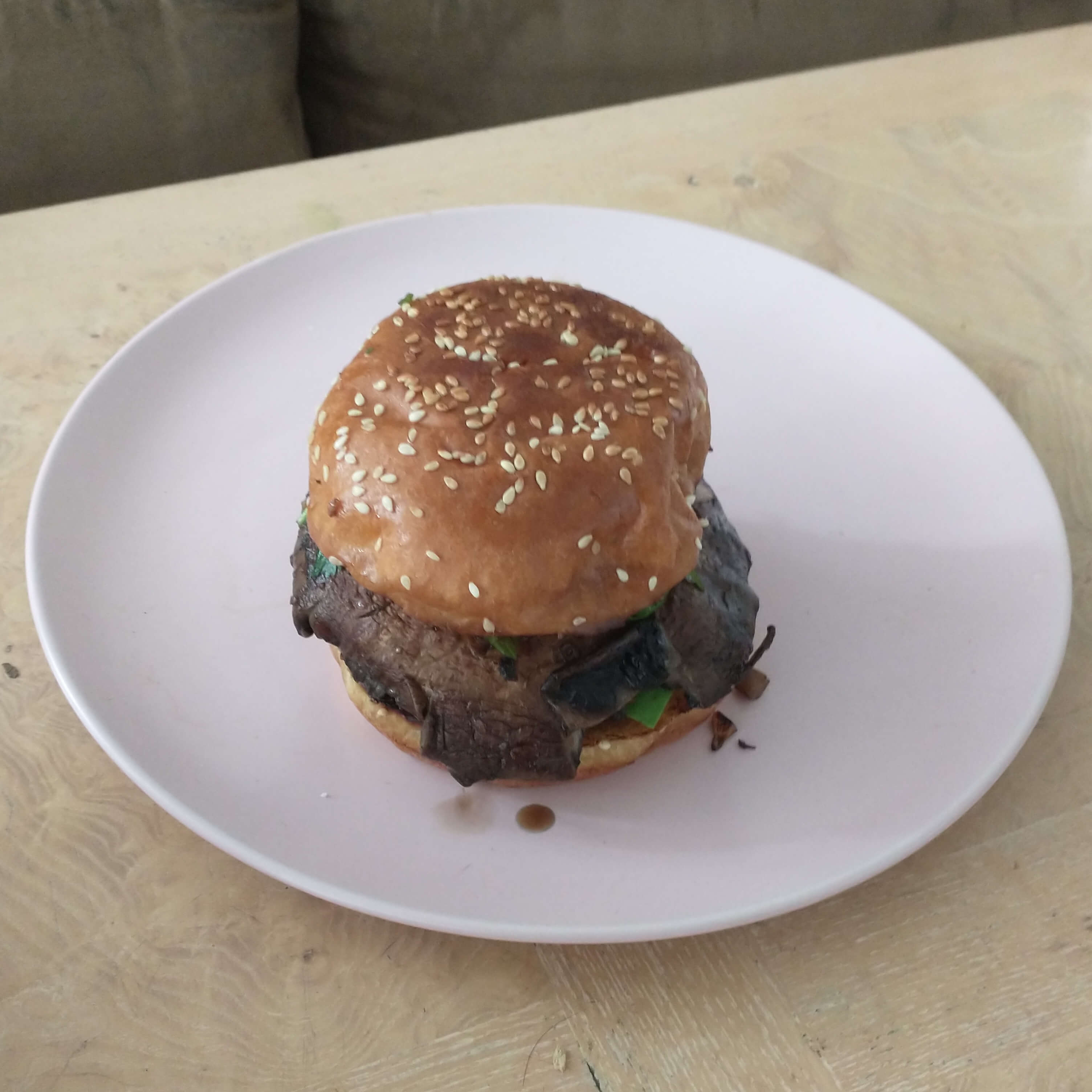 Portobello Mushroom Burger