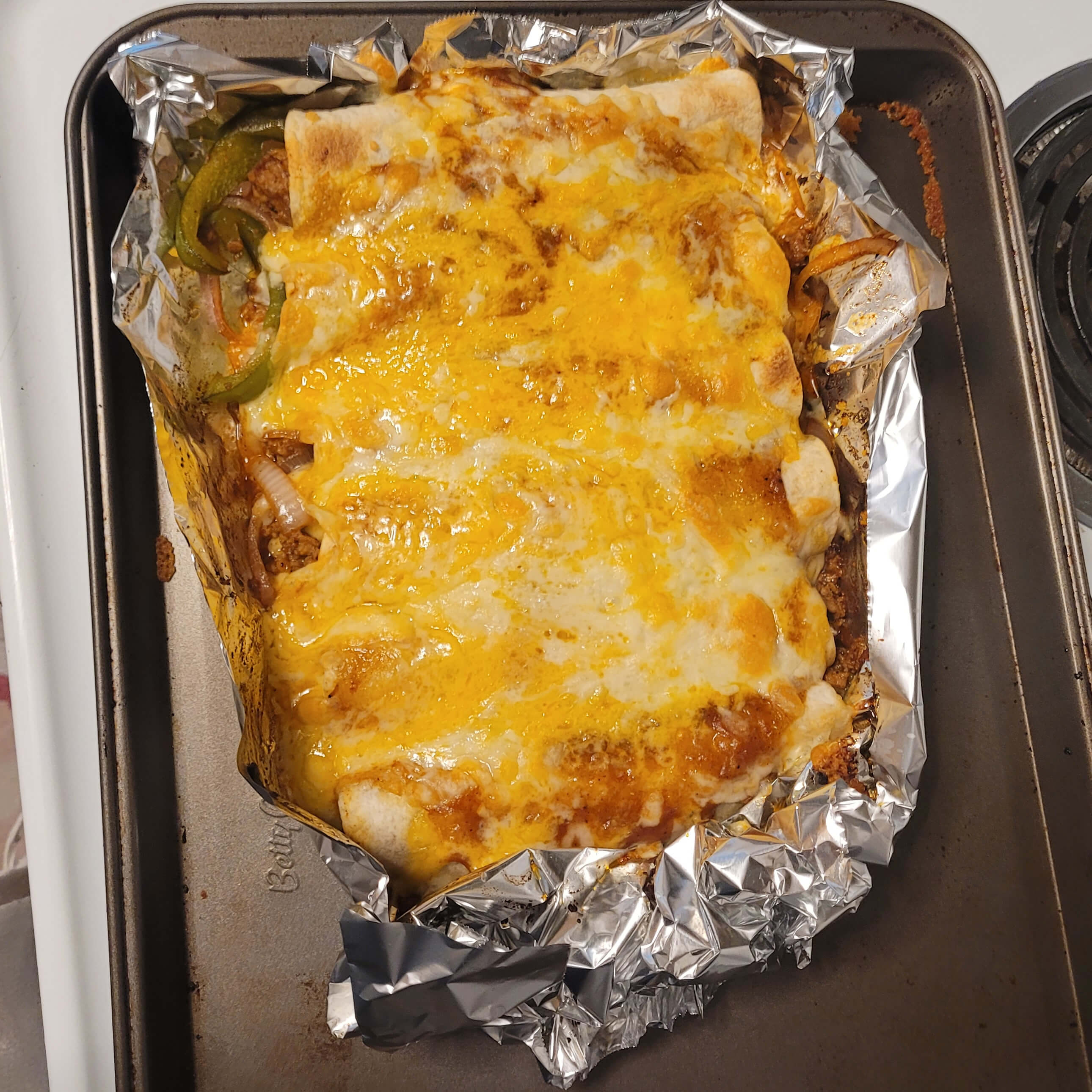 Cheesy Pork Enchiladas